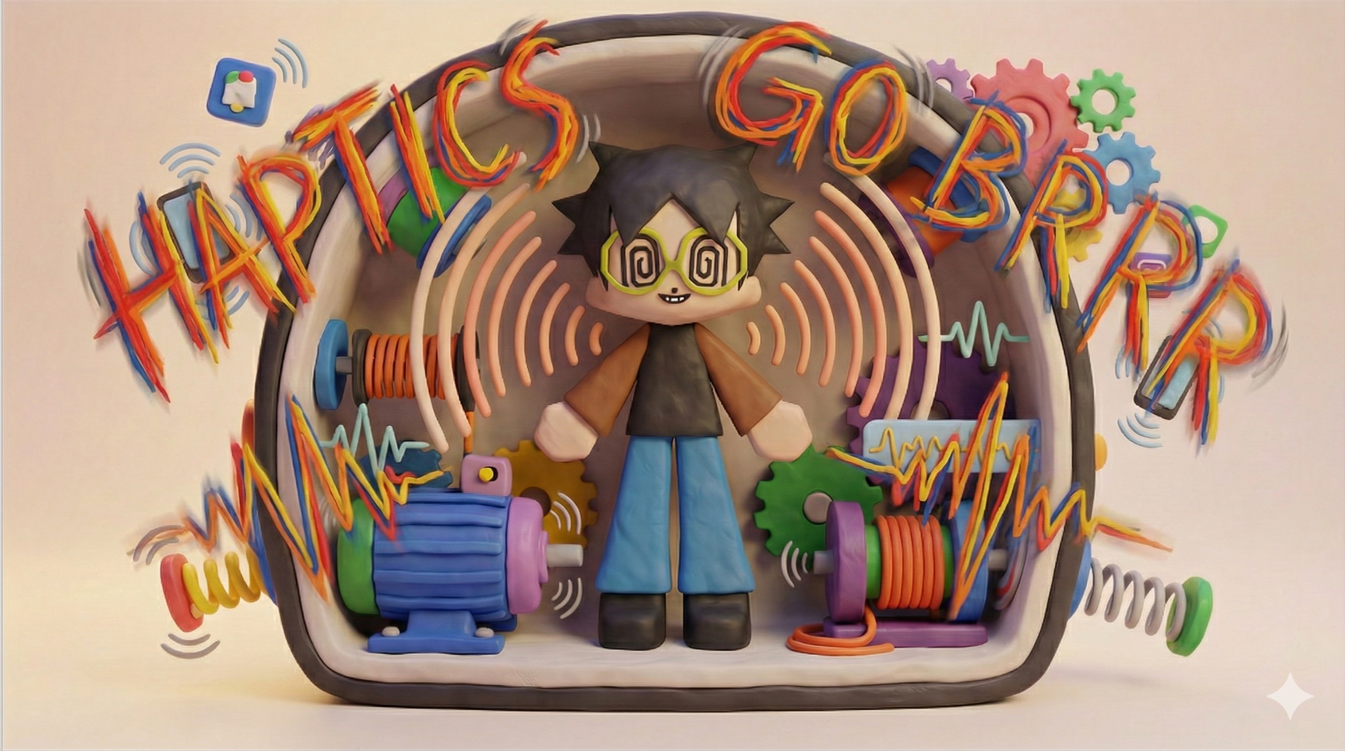 haptic engine claymation photo